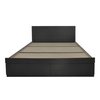 Κρεβάτι Olympus pakoworld με συρτάρι σε wenge απόχρωση 160x200εκ