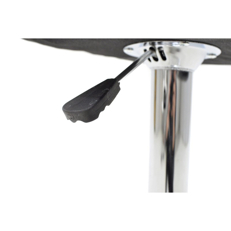 Σκαμπό μπαρ Coozy pakoworld pu σε λευκό χρώμα σκελετός χρωμίου