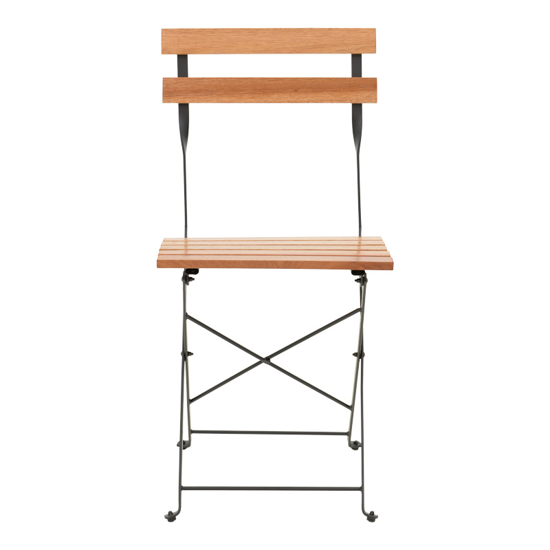 Τραπεζαρία Pometia pakoworld σετ 3τεμ ξύλο-μέταλλο