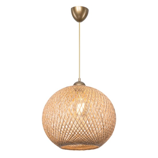 Φωτιστικό οροφής μονόφωτο Leshia pakoworld Ε27 καφέ Φ38x38εκ Φωτιστικό οροφής μονόφωτο Leshia pakoworld Ε27 καφέ Φ38x38εκ