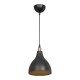Φωτιστικό οροφής μονόφωτο Lofty pakoworld Ε27 μαύρο Φ18x22εκ Φωτιστικό οροφής μονόφωτο Lofty pakoworld Ε27 μαύρο Φ18x56εκ