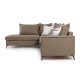 Γωνιακός καναπές δεξιά γωνία Romantic pakoworld ύφασμα mocha-cream 290x235x95εκ Γωνιακός καναπές δεξιά γωνία Romantic pakoworld ύφασμα mocha-cream 290x235x95εκ