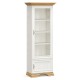Βιτρίνα Jaden pakoworld golden oak-λευκό antique 70,5x43x197,5εκ Βιτρίνα Jaden pakoworld golden oak-λευκό antique 70,5x43x197,5εκ