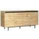 Μπουφές Jethro pakoworld sonoma-wenge 160x44.5x75.5εκ Μπουφές Jethro pakoworld sonoma-wenge 160x44.5x75.5εκ