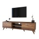 Έπιπλο τηλεόρασης Sabian pakoworld καρυδί 180x35x48,5εκ Έπιπλο τηλεόρασης Sabian pakoworld καρυδί 180x35x48,5εκ