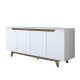 Μπουφές Rafaelo pakoworld λευκό-καρυδί 180x45x78,5εκ Μπουφές Rafaelo pakoworld λευκό-καρυδί 180x45x78,5εκ