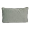 Μαξιλάρι διακοσμητικό Lubel pakoworld ύφασμα σε μέντα απόχρωση 30x50εκ