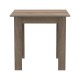 Τραπεζαρία Manka I-Bella pakoworld σετ 3τεμ σε sonoma truffle απόχρωση 80x80x77εκ