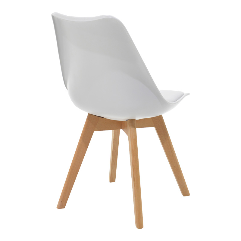 Τραπεζαρία Manka-Gaston pakoworld σετ 5τεμ σε λευκή απόχρωση 110x80x77εκ