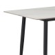 Τραπεζαρία Aurora I-Gustas pakoworld σετ 5τεμ sintered stone-μαύρο 120x60x75εκ