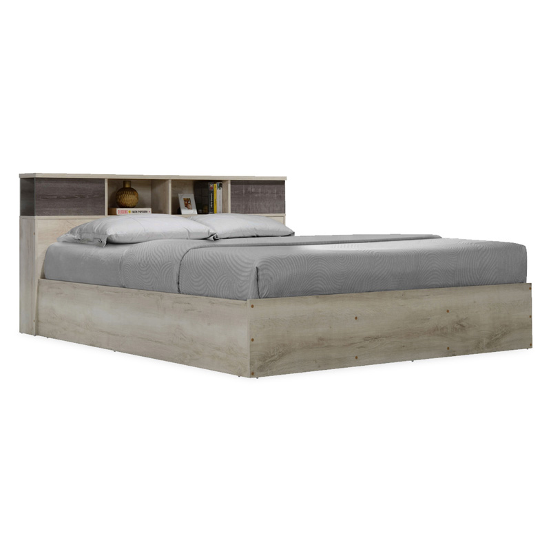 Φοιτητικό πακέτο επίπλων κρεβατοκάμαρας Shade pakoworld σετ 3τεμ