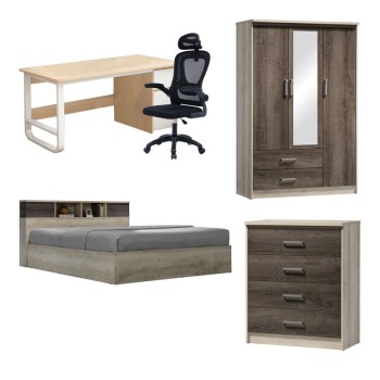 Φοιτητικό πακέτο επίπλων Intermission pakoworld σετ 5τεμ