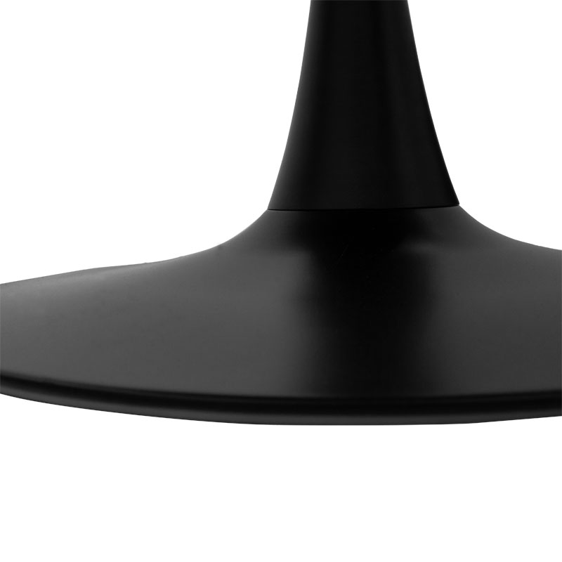 Τραπεζαρία Bella-Balou pakoworld σετ 5τεμ MDF μαύρο-βελούδο ανθρακί Φ120x73εκ