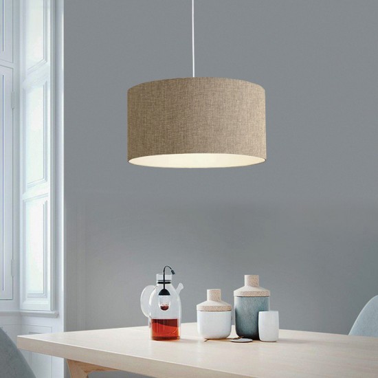 Φωτιστικό οροφής μονόφωτο PWL-1091 pakoworld Ε27 μπεζ Φ38x21εκ Φωτιστικό οροφής μονόφωτο PWL-1091 pakoworld Ε27 μπεζ Φ38x21εκ