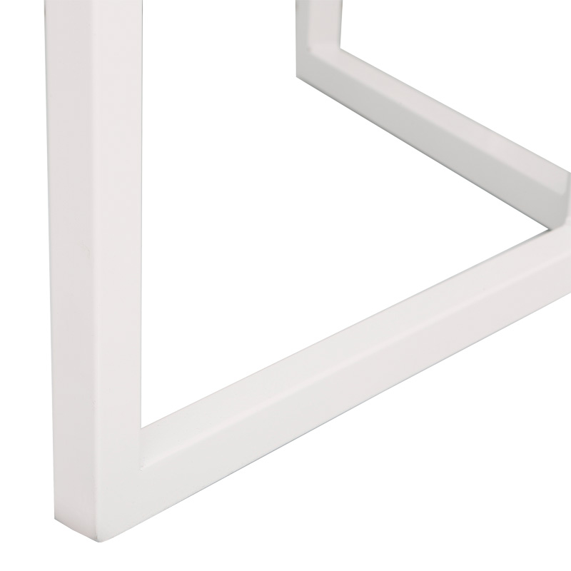 Τραπέζι Talen pakoworld σε λευκή απόχρωση Φ80x74εκ