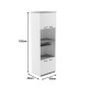 Ντουλάπα κουζίνας Rowan pakoworld σε λευκή-sonoma απόχρωση 60x42x182εκ Ντουλάπα κουζίνας Rowan pakoworld σε λευκή-sonoma απόχρωση 60x42x182εκ