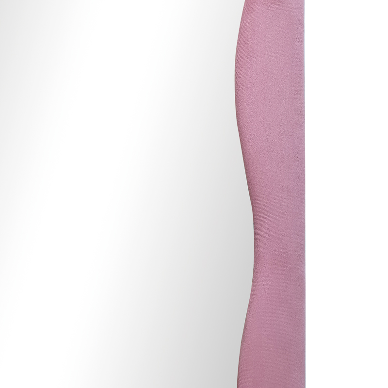 Καθρέπτης Lezour pakoworld βελούδο σε σάπιο μήλο απόχρωση 50x5x170εκ