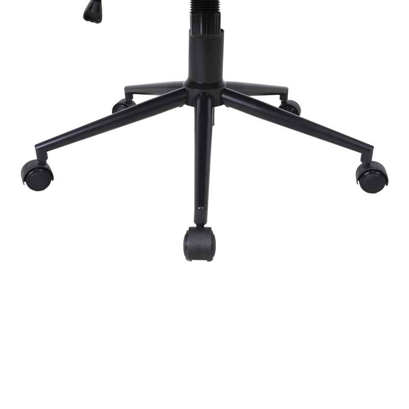 Καρέκλα γραφείου Lord I pakoworld ύφασμα σε μαύρη απόχρωση-πόδι μαύρο μέταλλο 64x61x116-126εκ