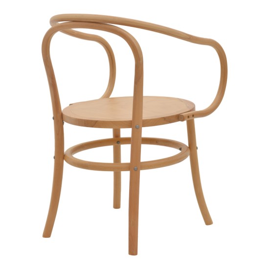 Πολυθρόνα Verfie pakoworld φυσικό ξύλο οξιάς 55x50x83εκ Πολυθρόνα Verfie pakoworld φυσικό ξύλο οξιάς 55x50x83εκ