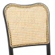 Καρέκλα στοιβαζόμενη Zozele pakoworld φυσικό rattan pe-μαύρο toon wood 45x51x88εκ Καρέκλα Zozele pakoworld φυσικό rattan pe-μαύρο toon wood 45x51x88εκ