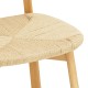 Καρέκλα Clareta pakoworld rubberwood-σχοινί σε φυσική απόχρωση 53x55x79εκ Καρέκλα Clareta pakoworld rubberwood-σχοινί σε φυσική απόχρωση 53x55x79εκ