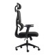 Καρέκλα γραφείου διευθυντή Cadrey pakoworld mesh μαύρο 67x64x120-128εκ Καρέκλα γραφείου διευθυντή Cadrey pakoworld mesh μαύρο 67x64x120-128εκ