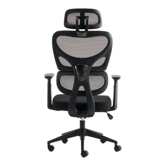Καρέκλα γραφείου διευθυντή Cadrey pakoworld mesh μαύρο 67x64x120-128εκ Καρέκλα γραφείου διευθυντή Cadrey pakoworld mesh μαύρο 67x64x120-128εκ