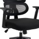 Καρέκλα γραφείου διευθυντή Cadrey pakoworld mesh μαύρο 67x64x120-128εκ Καρέκλα γραφείου διευθυντή Cadrey pakoworld mesh μαύρο 67x64x120-128εκ