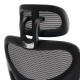 Καρέκλα γραφείου διευθυντή Cadrey pakoworld mesh μαύρο 67x64x120-128εκ Καρέκλα γραφείου διευθυντή Cadrey pakoworld mesh μαύρο 67x64x120-128εκ