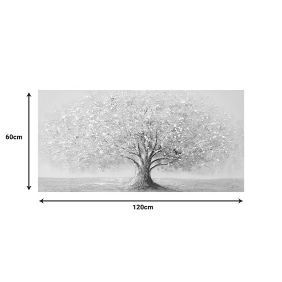 Πίνακας σε καμβά Arbony Ι 3D Inart 120x3x60εκ Πίνακας σε καμβά Arbony Ι Inart 120x3x60εκ