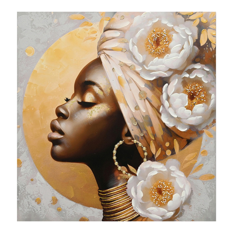 Πίνακας σε καμβά Giara Ι Inart 100x3x100εκ