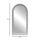 Καθρέπτης Pavloval Inart ασημί pp 42x81x3.5εκ Καθρέπτης Pavloval Inart ασημί pp 42x81x3.5εκ