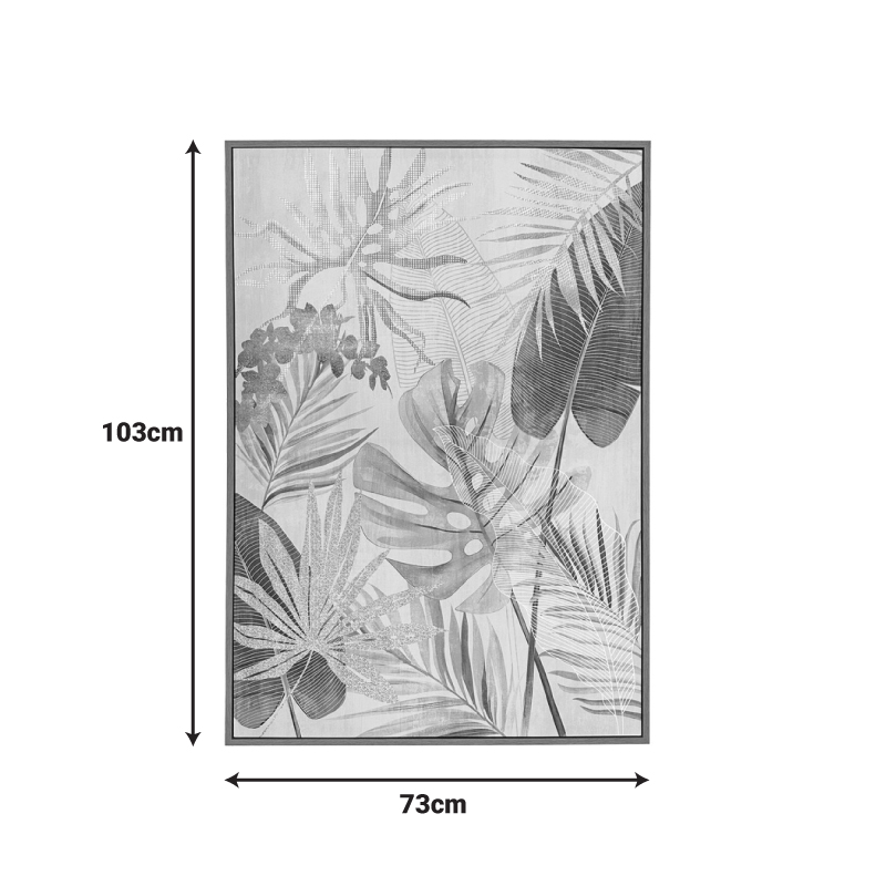 Πίνακας με πλαίσιο Lulle Inart 73x3.4x103εκ