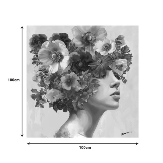 Πίνακας σε καμβά Mavare 3D Inart με πλαίσιο 100x3.5x100εκ Πίνακας σε καμβά Mavare Inart με πλαίσιο 100x3.5x100εκ