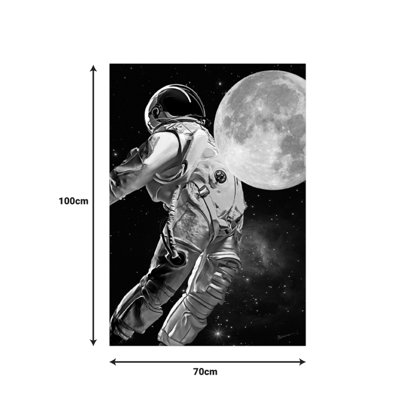 Πίνακας σε καμβά Mallo Ι Inart με πλαίσιο 70x3.5x100εκ