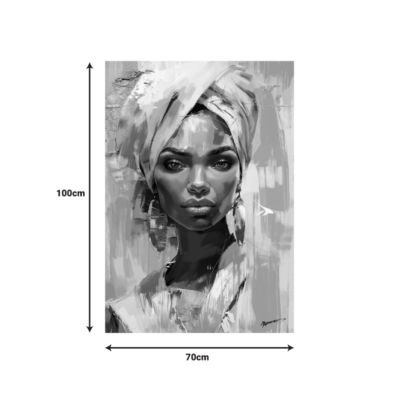 Πίνακας σε καμβά Gazel I Inart 70x3.5x100εκ