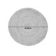 Χαλί Solon Inart μπεζ γιούτα Φ150x1εκ Χαλί Solon Inart μπεζ γιούτα Φ150x1εκ