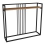 Κονσόλα Convida pakoworld oak με μαύρο μεταλλικό σκελετό 100x25x90εκ