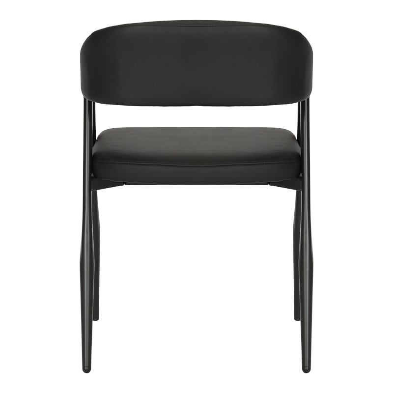 Πολυθρόνα Sezan pakoworld pu σε μαύρη απόχρωση 56x55x78εκ