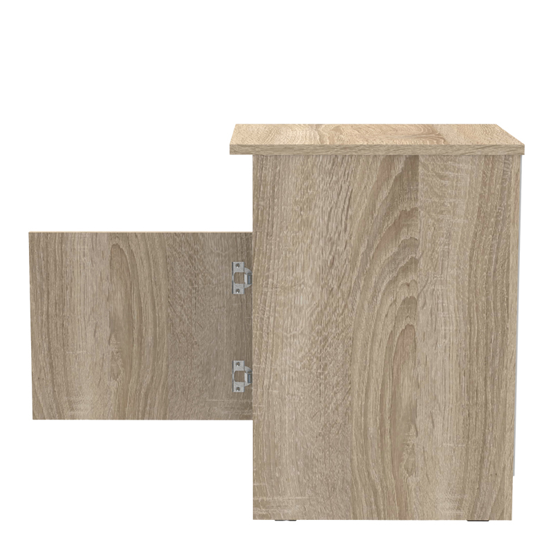 Κομοδίνο Galdi pakoworld μελαμίνη σε sonoma απόχρωση 40x45x60εκ