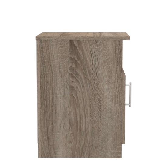 Ντουλάπι χαμηλό Galdow pakoworld σε sonoma truffle απόχρωση 80x45x60εκ Κομοδίνο Galdow pakoworld μελαμίνη σε καρυδί απόχρωση 80x45x60εκ