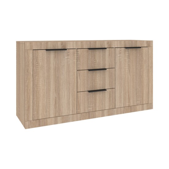 Μπουφές Doha pakoworld σε sonoma απόχρωση 150x45x80.5εκ Μπουφές Doha pakoworld σε sonoma απόχρωση 150x45x80.5εκ