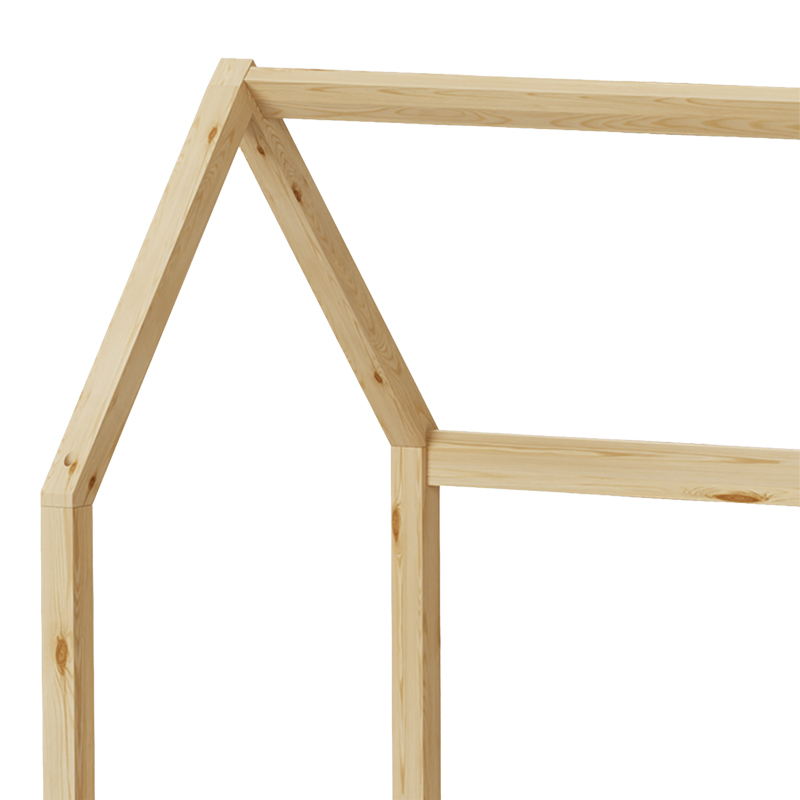 Παιδικό κρεβάτι Bendina τ.Montessori με συρτάρι pakoworld ξύλο πεύκου σε φυσική απόχρωση 70x140εκ