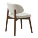 Καρέκλα Siena pakoworld rubberwood σε καρυδί-εκρού απόχρωση 48x50x81εκ Καρέκλα Siena pakoworld rubberwood σε καρυδί-εκρού απόχρωση 48x50x81εκ