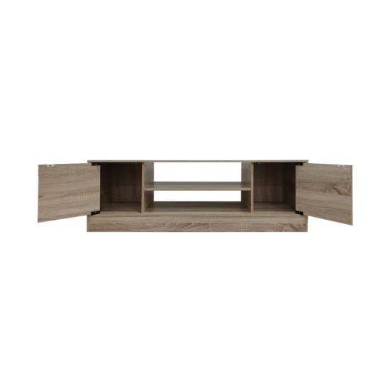 Έπιπλο τηλεόρασης Sasa pakoworld σε sonoma απόχρωση 120x35x41.5εκ