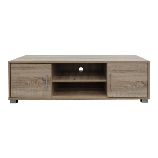 Έπιπλο τηλεόρασης Serank pakoworld σε sonoma απόχρωση 120x40x40εκ Έπιπλο τηλεόρασης Serank pakoworld σε sonoma απόχρωση 120x40x40εκ