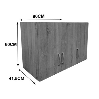 Πατάρι ντουλάπας τρίφυλλο Lego pakoworld σε λευκή απόχρωση 90x42x60εκ