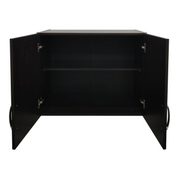 Ντουλάπα τετράφυλλη με συρτάρια και πατάρι Athos pakoworld wenge 160x42x240εκ