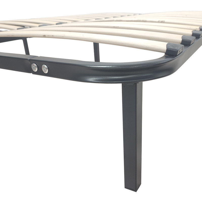 Κρεβάτι-υπόστρωμα Amaso pakoworld μεταλλικό μαύρο 160x200x28εκ