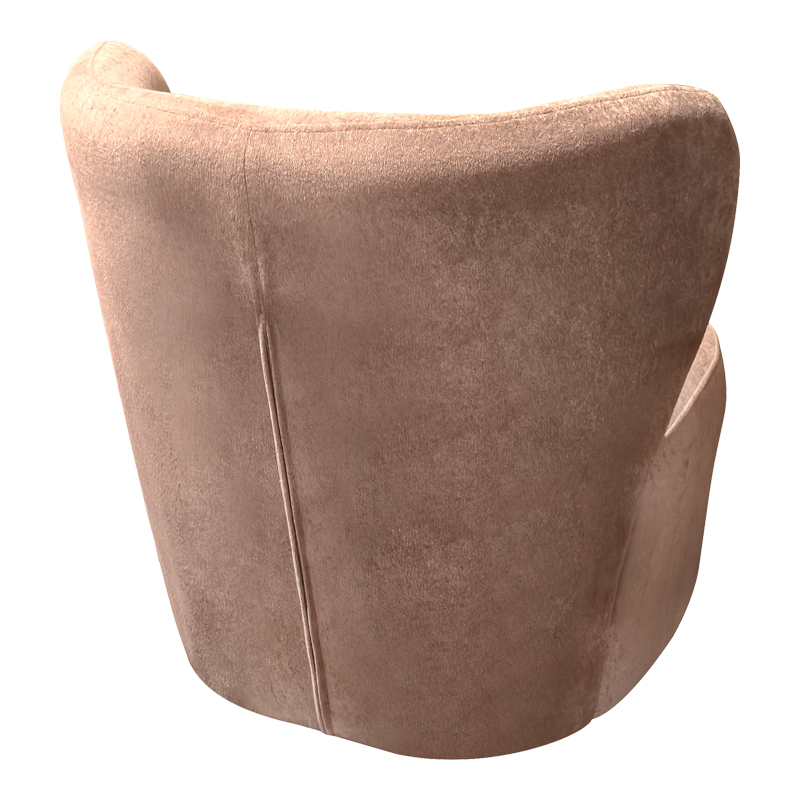 Πολυθρόνα Veridian pakoworld ύφασμα σε σάπιο μήλο απόχρωση 63x70x66εκ